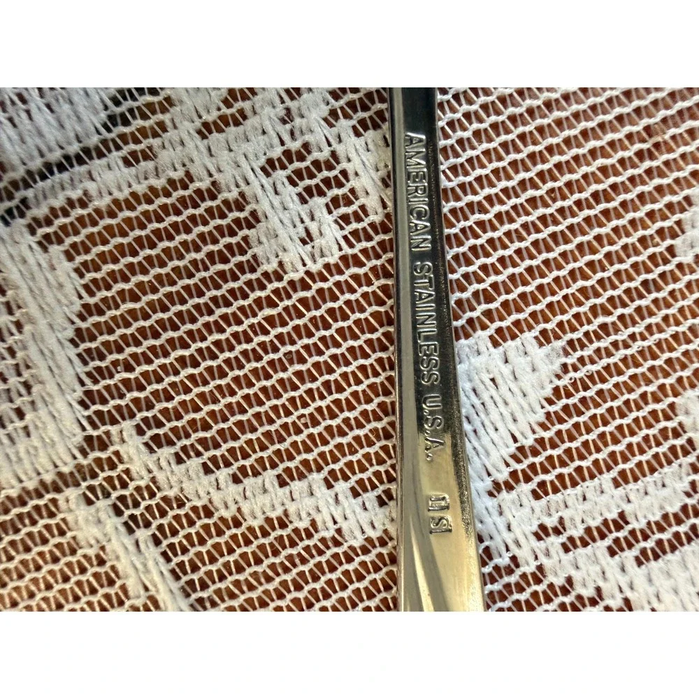 American Stainless Salad Forks Set of 4 Silver American Flair‎